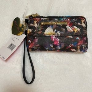 Betsey Johnson Floral Wristlet